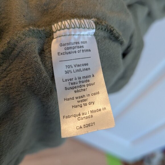 Melow par Mélissa Bolduc - Sage Linen Hanjana Dress - Picture 7 of 10